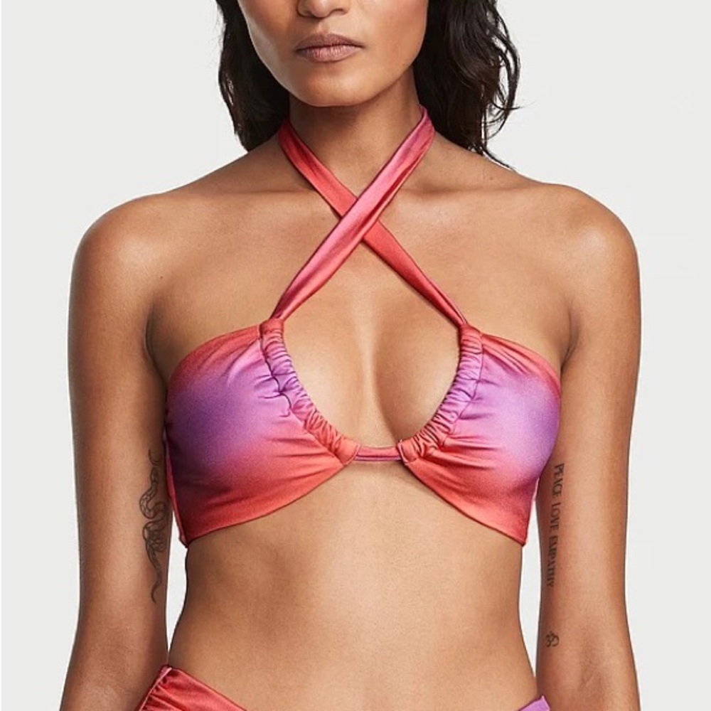 Victoria's Secret Swim 11219816 Twist Multiway Halter Bikini Top Small NWT NEW
